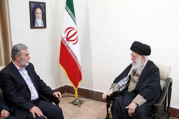 Ziad Nakhalah et l'Ayatollah Sayed Ali Khamenei (Archives)
