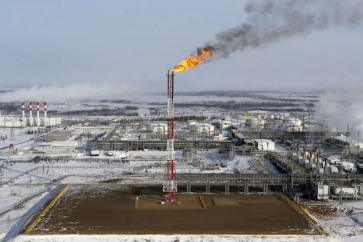 Installations pétrolières russes dans le nord de la Sibérie (illustration)