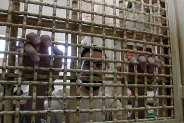 Des détenus palestiniens dans les prisons de l'occupation (illustration)