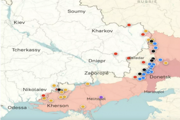 L'AFP rend compte d'avancée ukrainienne à Kherson