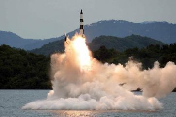 Tir d'un missile nord-coréen (Archives)