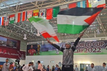 A Doha, pour le Mondial 2022, les drapeaux palestiniens arborés partout