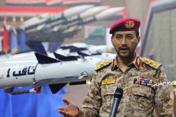 Le général Yehya Sarii, porte-parole des forces armées yéménites.