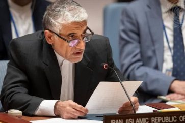 Amir Saeid Iravani, ambassadeur et représentant permanent de l'Iran auprès des Nations Unies. (Archives)