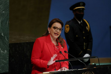 La présidente du Honduras Xiomara Castro.