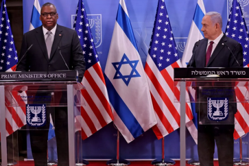 Le chef du Pentagone Lloyd Austin et le Premier ministre israélien Benjamin Netanyahu