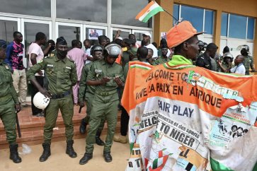 Des partisans des putshistes au Niger