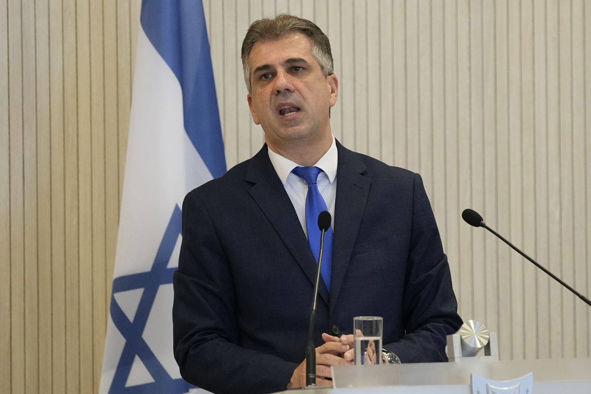 Le ministre israélien des Affaires étrangères Eli Cohen