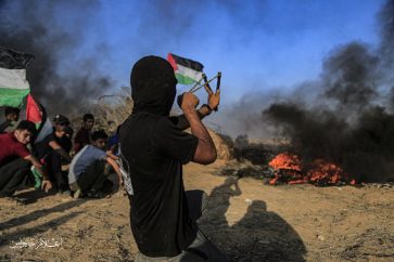 Les protestations et tirs de ballons incendiaires à la frontière avec Gaza.
