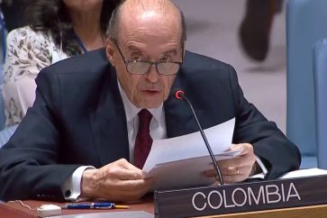 Le ministre colombien des Affaires étrangères, Alvaro Leyva