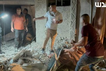 Bombardement israélien visant une mosquée à Jénine