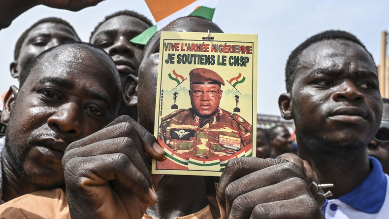 Manifestation en soutien aux militaires à Niamey, le 2 septembre 2023 (image d'illustration).