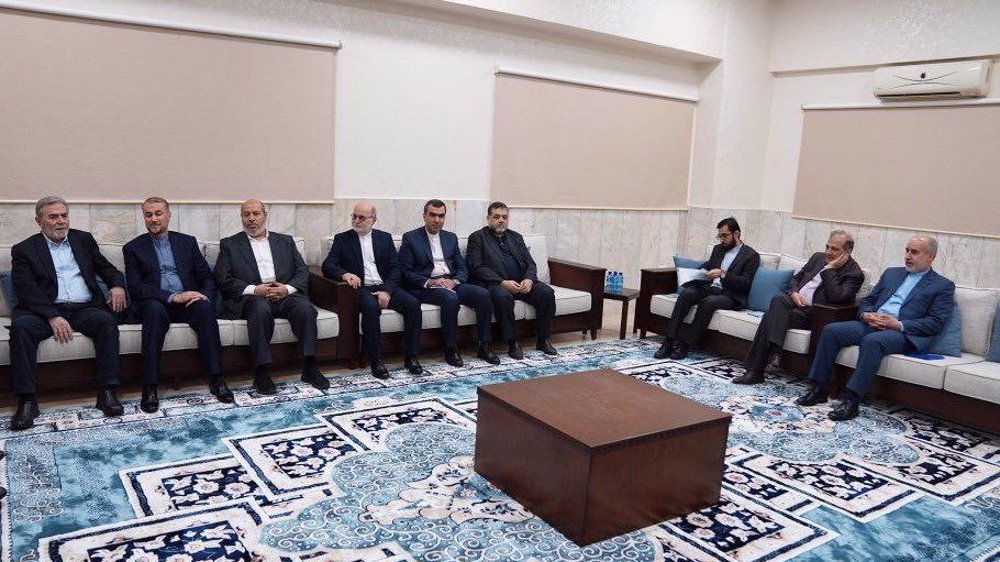 Le ministre iranien des Affaires étrangères s’est entretenus avec des hauts responsables de la Résistance palestinienne à Beyrouth. © Mfa.ir
