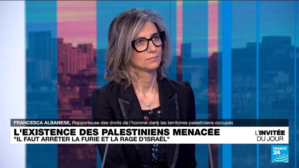 La rapporteuse spéciale des Nations unies pour la Palestine, Francesca Albanese