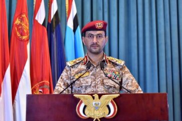 Le porte-parole des forces armées yéménites, le général Yehya Sarii.