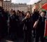 Des étudiants ont manifesté jeudi 25 avril 2024 place du Panthéon à Paris afin de dénoncer la « complicité » de la France et d’Emmanuel Macron dans le « génocide » en cours à Gaza. ©Anadolu
