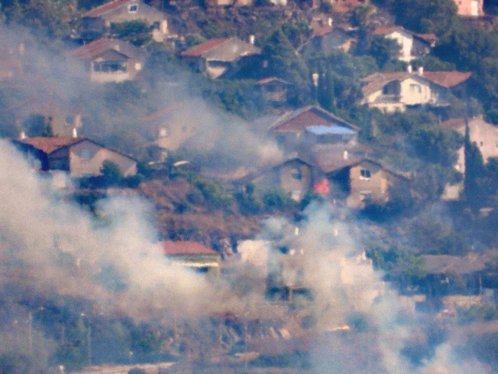 Tirs du Hezbollah contre la colonie de Metulla