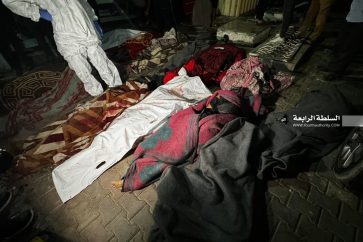 Plus de 40 martyrs, dont 14 enfants, suite au massacre israélien dans une école dans le camp de Nouseirat, à Gaza.