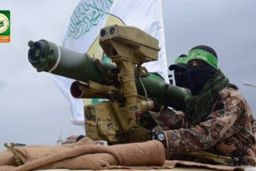 Des combattants d'Al-Qassam