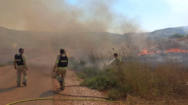 Incendie dans la colonie Dishon