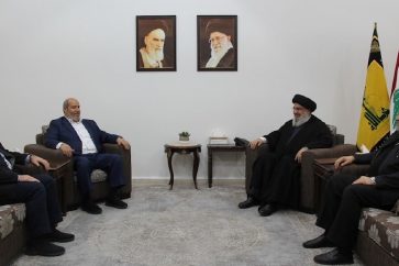 Sayed Nasrallah s'entretient avec une délégation du Hamas