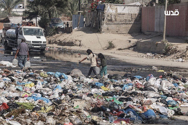 Une crise sanitaire menace la bande de Gaza 