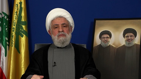 <a href="https://french.almanar.com.lb/3123672">SG du Hezbollah Cheikh Naim Qassem : Nous avons négocié sous le plafond de la garantie de la souveraineté du Liban et l’arrêt de l’agression. Cette question est liée à la réponse &laquo;&nbsp;d’Israël&nbsp;&raquo; et au sérieux de Netanyahu</a>