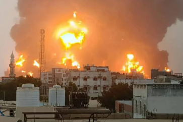 Série de frappes israéliennes contre l'aéroport de Sanaa et des installations civiles à Hodeïda