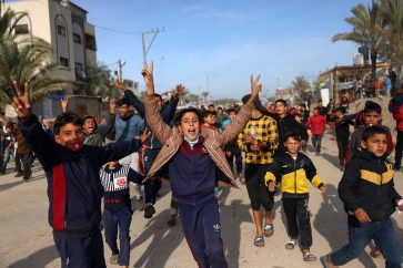 Camp de Nusseirat au centre de la bande de Gaza