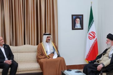 Le Leader de la Révolution islamique, l’Ayatollah Khamenei, a rencontré avec l’Émir du Qatar, le Cheikh Tamim bin Hamad Al Thani, mercredi 19 février 2025. ©khamenei.ir