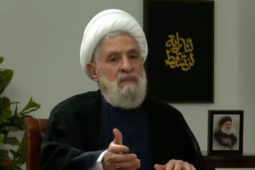 Le secrétaire général du Hezbollah, cheikh Naim Qassem