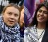 L'eurodéputée franco-palestinienne Rima Hassan et l'activiste suédoise Greta Thunberg