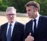 Le Premier ministre britannique Sir Keir Starmer (à gauche) et le président français Emmanuel Macron.