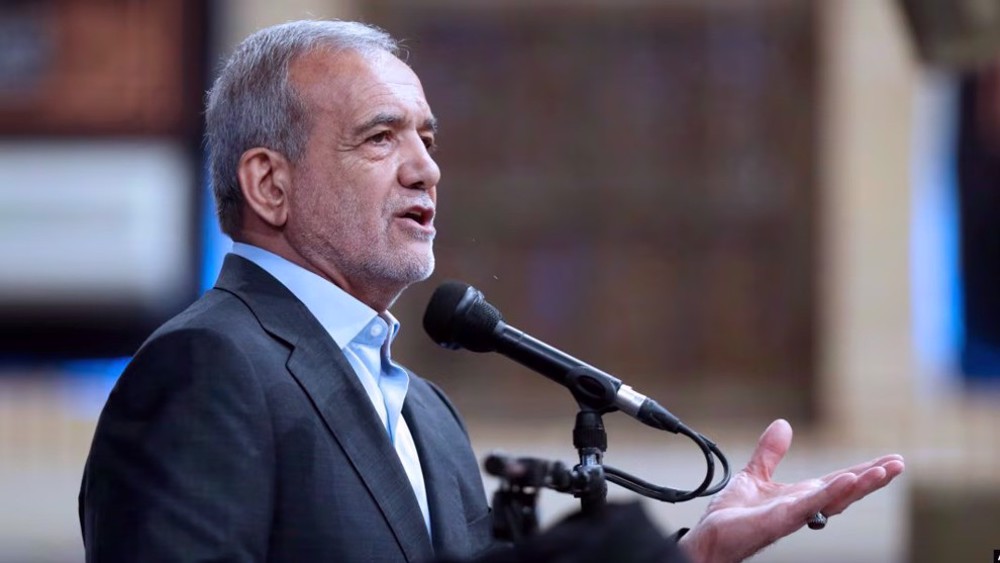 Le président iranien Massoud Pezeshkian