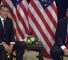 Les présidents français et US Emmanuel Macron et Donald Trump
