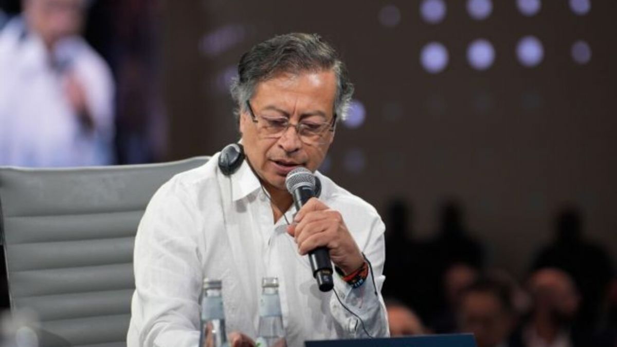 Le président colombien Gustavo Petro