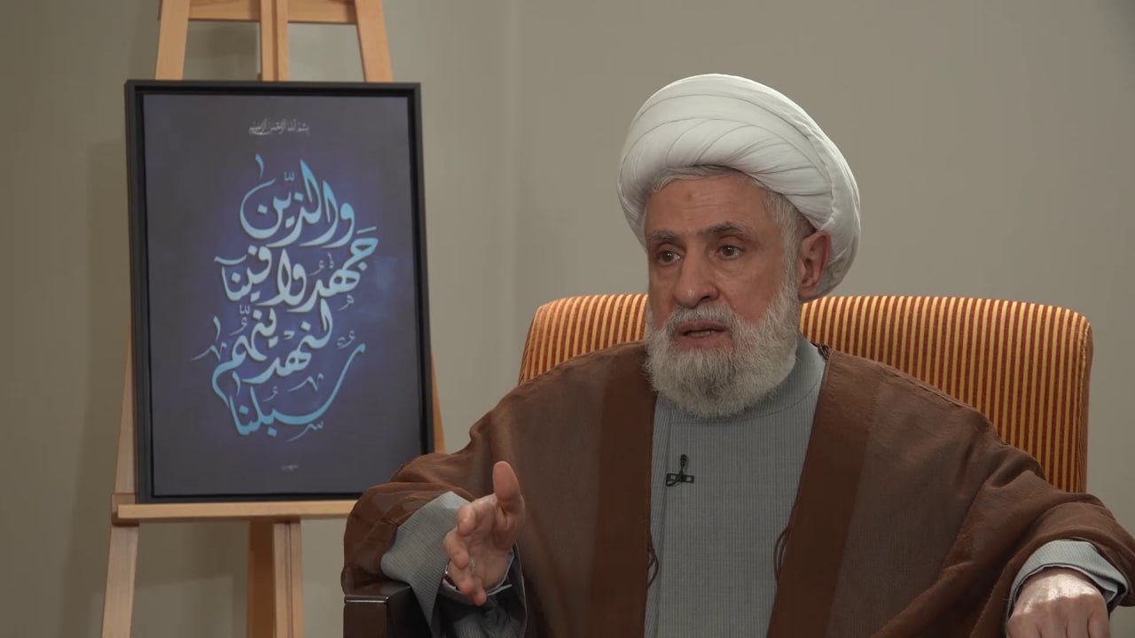 Le secrétaire général du Hezbollah, Cheikh Naïm Qassem