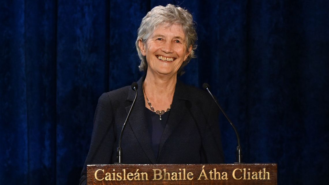 La nouvelle présidente d’Irlande Catherine Connolly