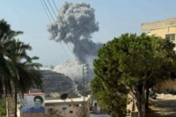 Frappes israéliennes contre le sud-Liban, le 6 novembre 2025.